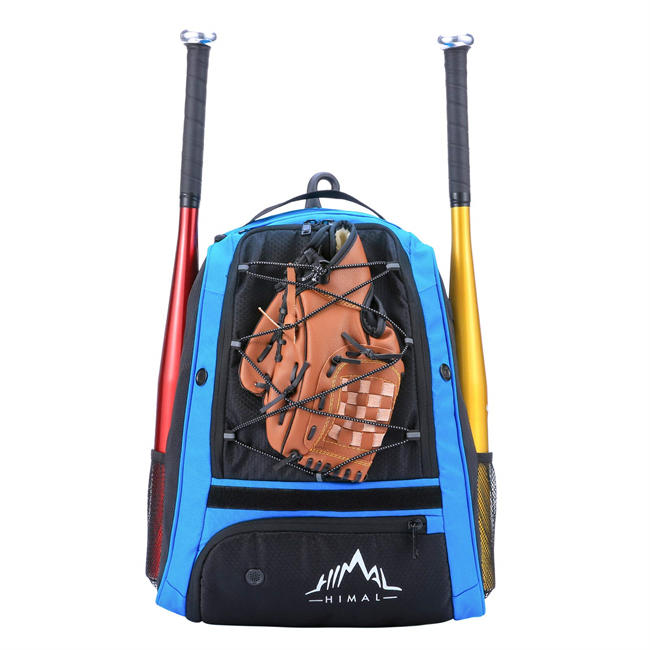 Baseball Bag - Bat Backpack for Baseball, T-Ball & Softball Equipment & Gear for Youth and Adults | Holds Bat, Helmet, Gloves and Cleats | Shoes Compartment & Fence Hook